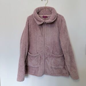 Soft Pink Teddy Jacket Warm Soft Comfortable by Charisma 💞